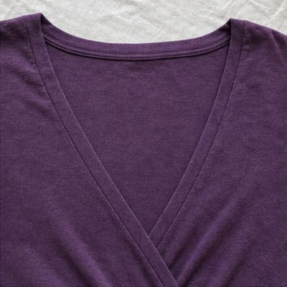 Lilac Wrap Blouse - Picture 4 of 6